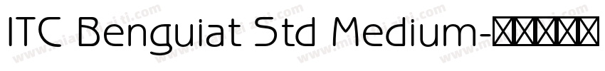 ITC Benguiat Std Medium字体转换